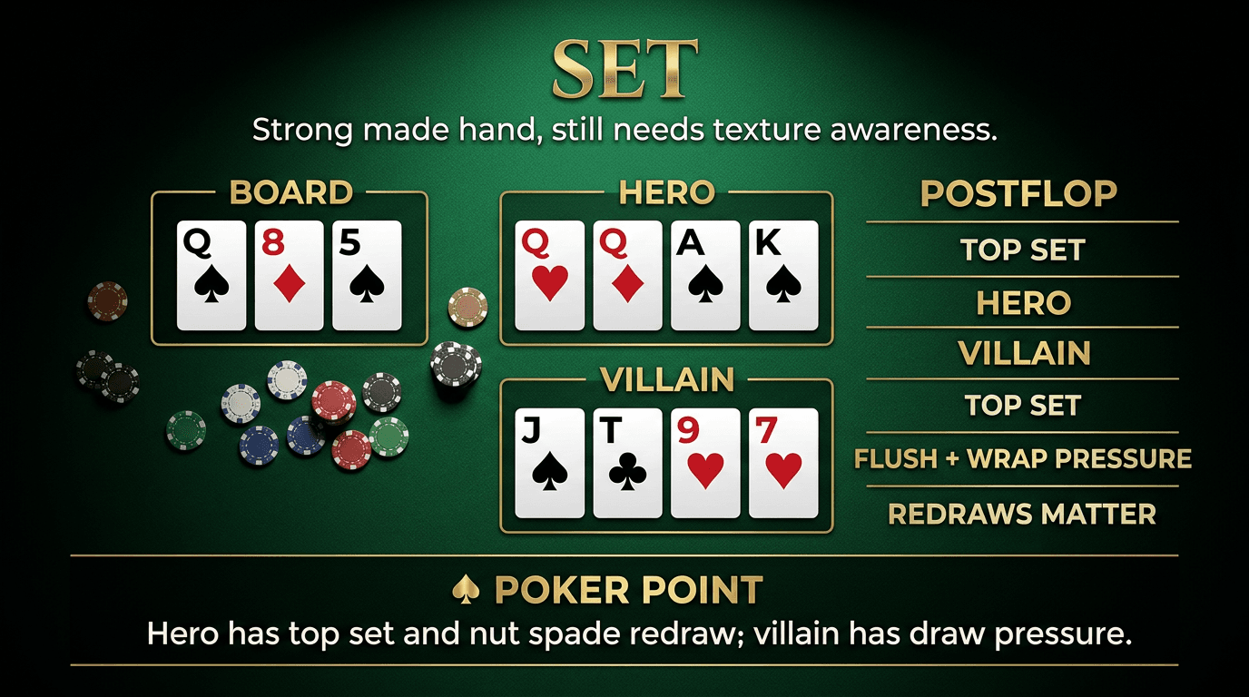 Set PLO strategy infographic