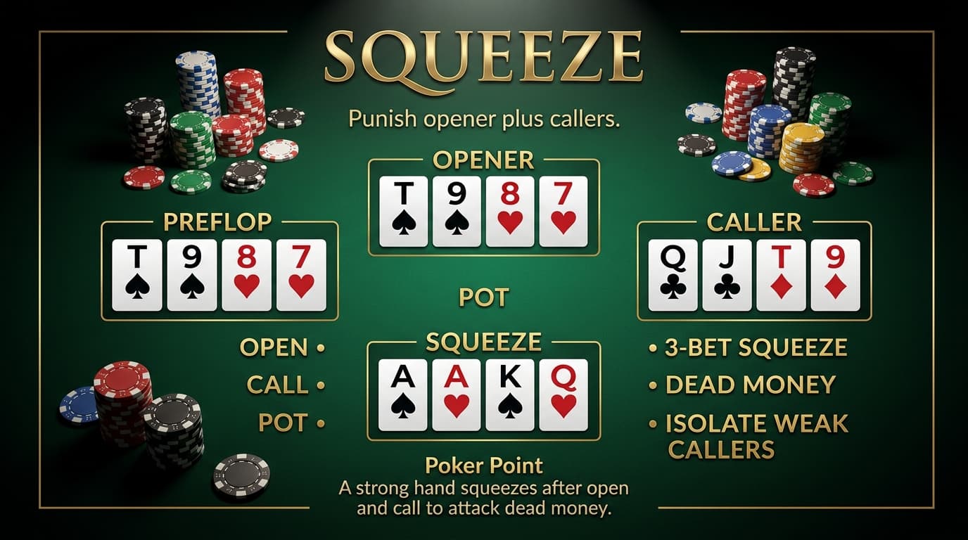 Squeeze PLO strategy infographic