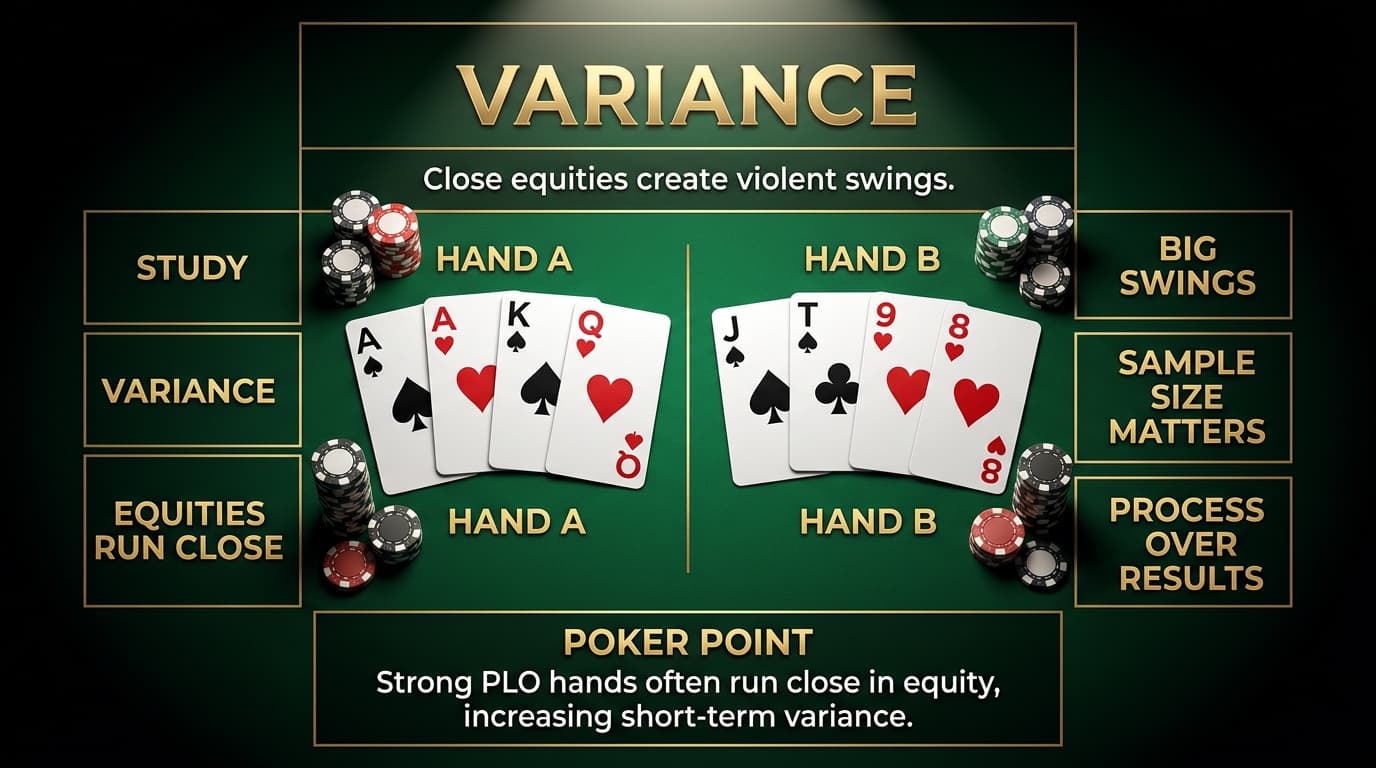 Variance PLO strategy infographic