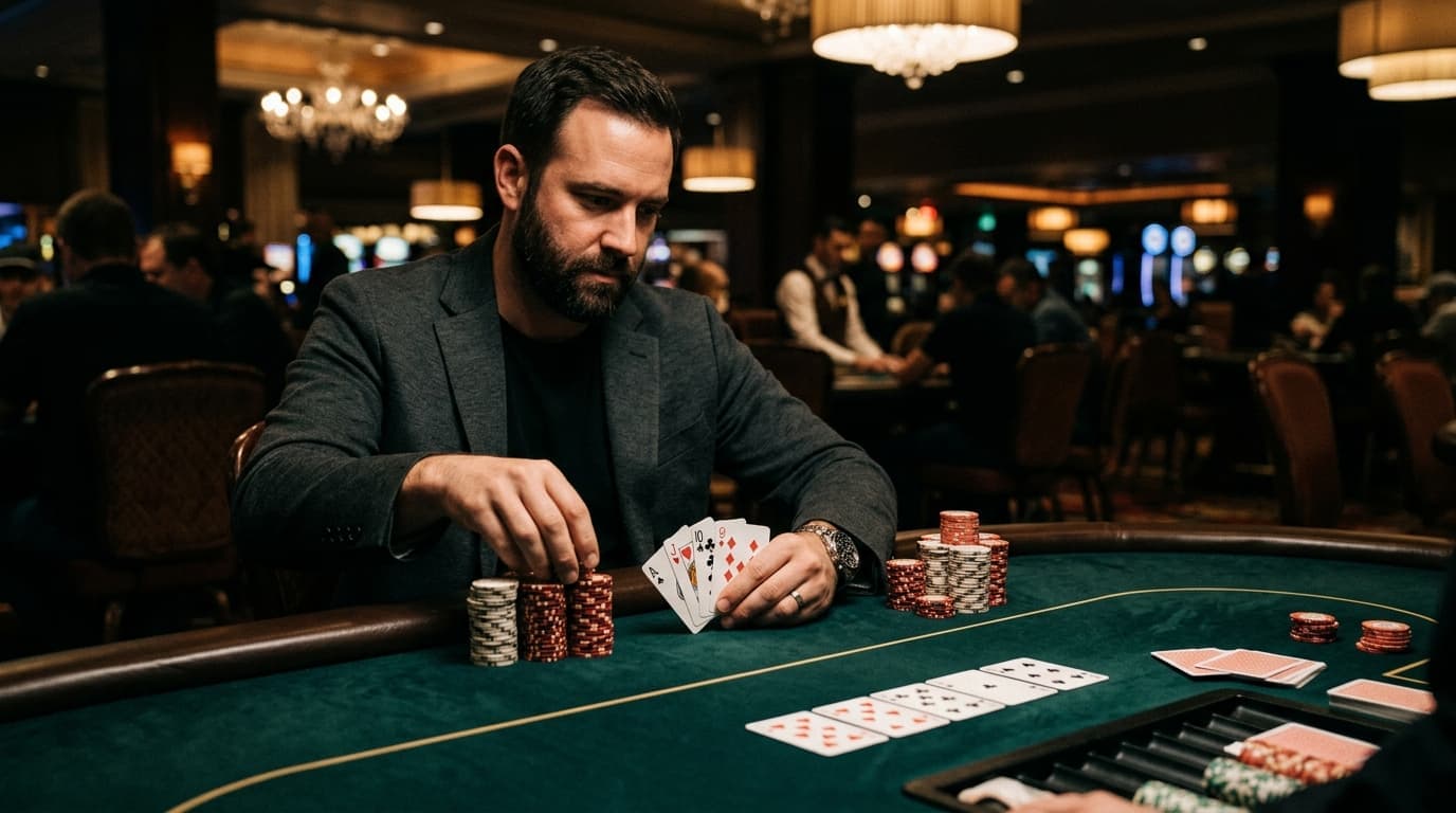 Four hole cards in hand make the visual shift from Hold'em to Omaha immediate.