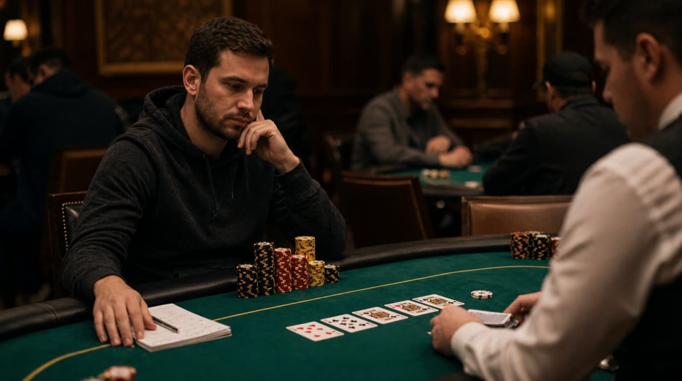 Behind a tired stack, one more orbit looks like a decision instead of a routine.