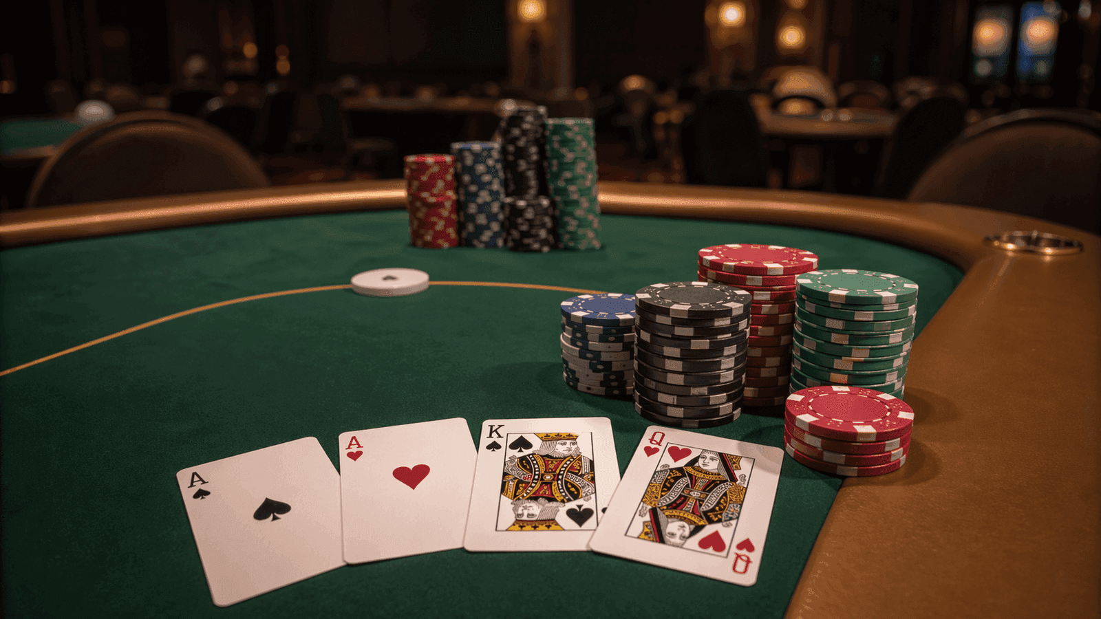 Premium cards and tall stacks sit close together, the kind of setup that invites a 4-bet pot.