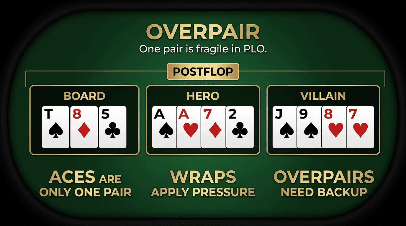 Overpair PLO strategy infographic