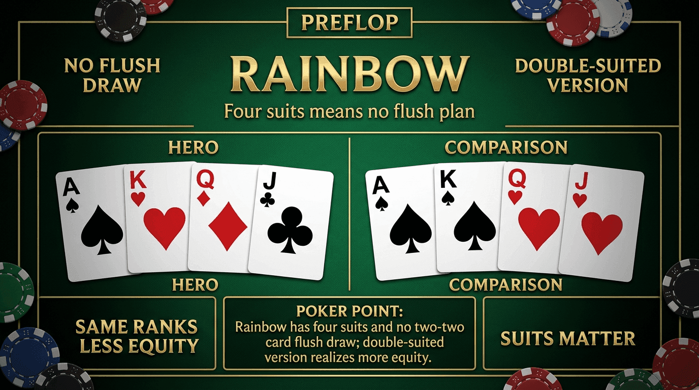 Rainbow PLO strategy infographic