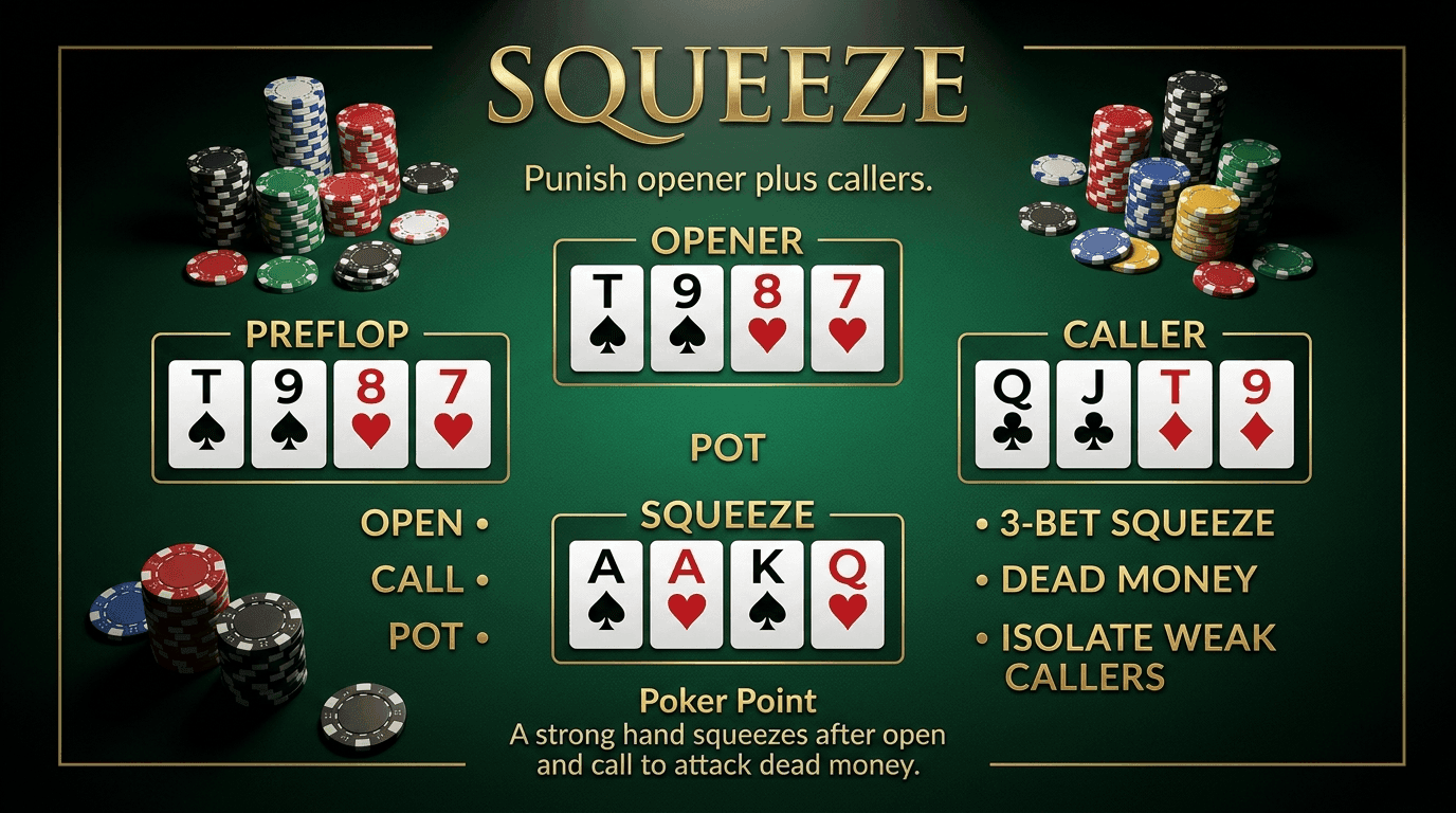 Squeeze PLO strategy infographic
