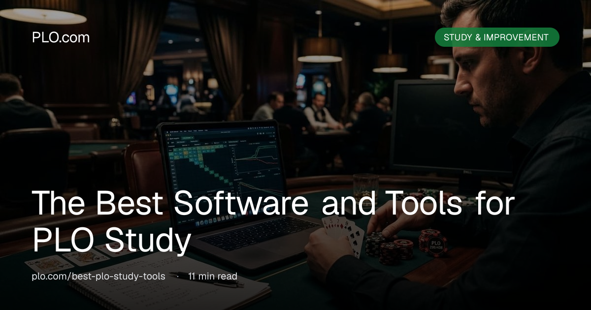 The Best Software and Tools for PLO Study | PLO.com